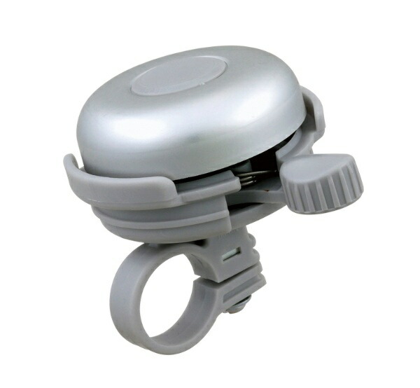 Ogi Kogyo Bicycle Bell OH-300A Poppy Bell Aluminum Gray