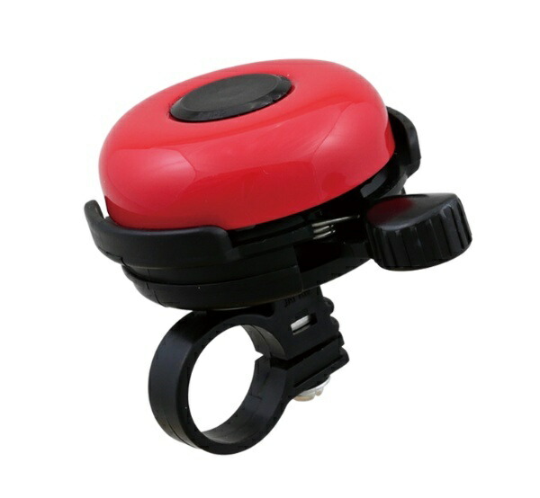 Ogi Kogyo Bicycle Bell OH-300A Poppy Bell Aluminum Red