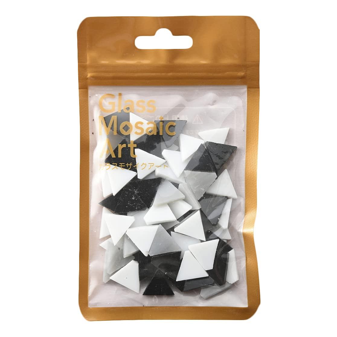 Tokyo Kogyo Glass Mosaic Art Glass Parts Triangle Approx. 15×13mm Approx. 50g Monochrome Mix T10-2965
