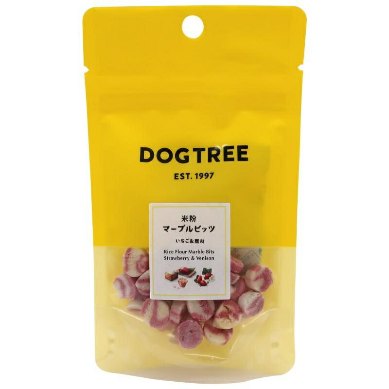 Dog Treats Made in Japan DOGTREE Rice Flour Marble Bits Strawberry & Venison S DOGTREE