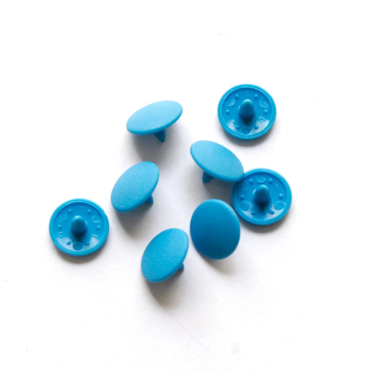 Japan Button SUN GRIP Santenaack Plastic Snap Sax Blue 9mm 20-Piece Pack ST-SX