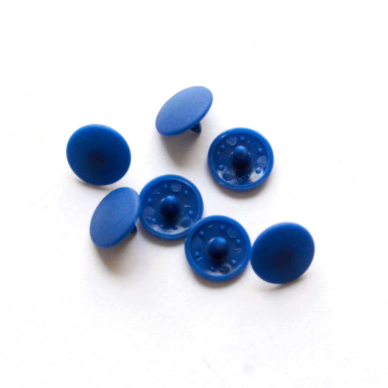Japan Button SUN GRIP Santenaack Plastic Snap Indigo Blue 9mm 20-Piece Pack ST-ID