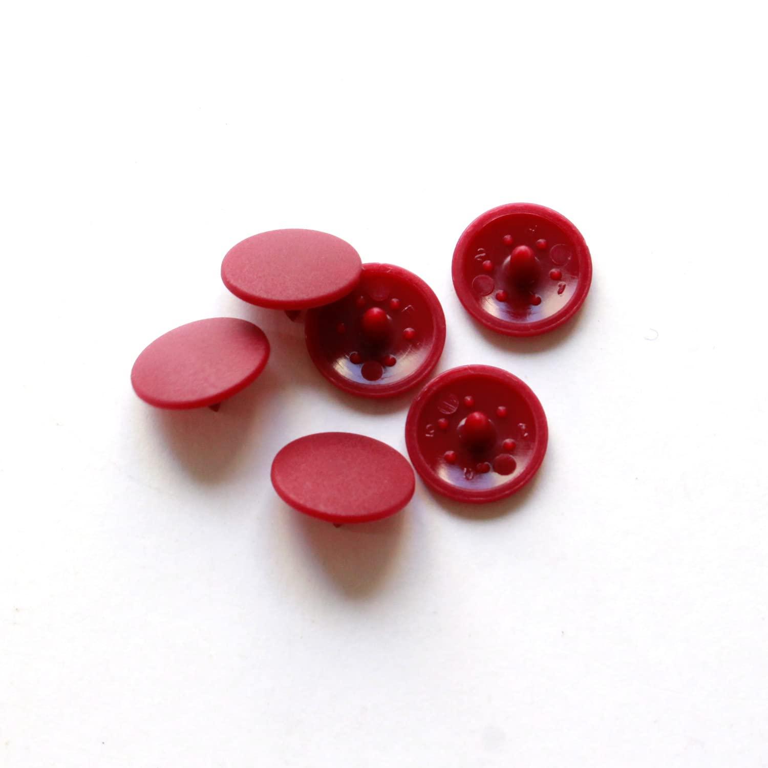 Japan Button SUN GRIP Plastic Snap Dark Green 13mm 12 Pairs SG-DG