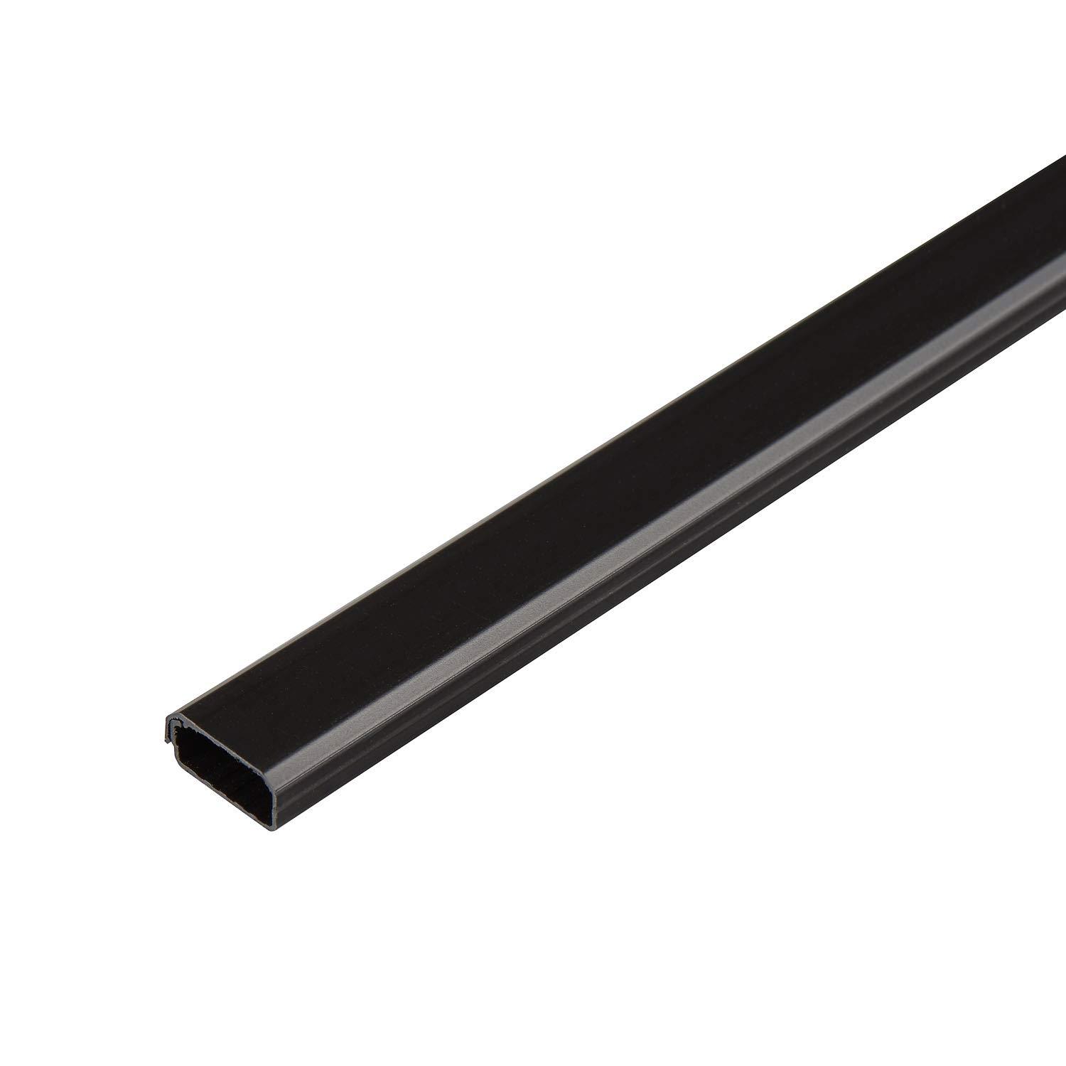 ELPA Wire Cover for Cutting with Scissors, 1m, Black, for 3 Wires MH-CT21H(BK)