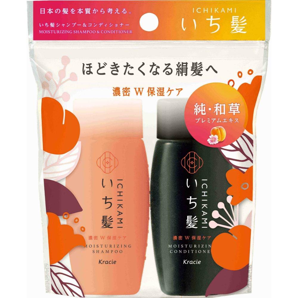 Ichikami Rich Double Moisture Care Shampoo & Conditioner Mini Set 2-Piece Assortment