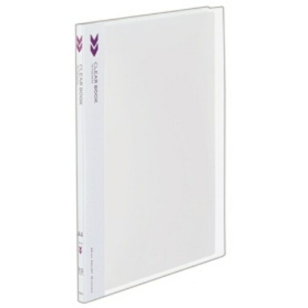 KOKUYO Clear Book (K2) Fixed Type A4 Vertical 10 Pockets Spine Width 11mm No Inner Paper Transparent K2-R-K10T 1 Book