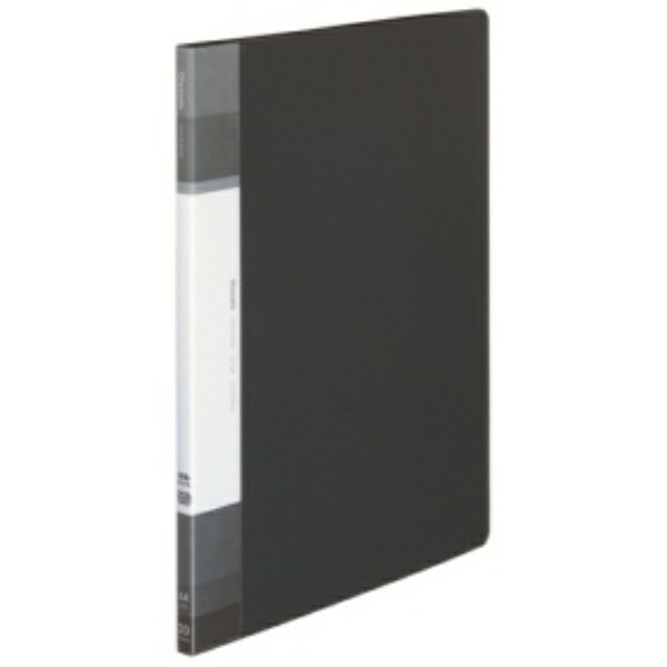 Clear Book＜Glassele＞Fixed Back Pocket 20 Sheets D-Size GLB20D