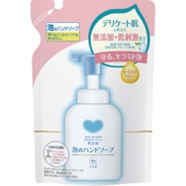 Milk Soap Kyoshin Co., Ltd. Cow Brand Additive-Free Foaming Hand Soap Refill 320ml 1 Unit