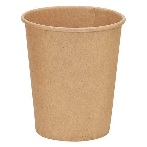 Sunup Paper Cups, Unbleached, 100-Count, Disposable C15100MZAW (150ml)