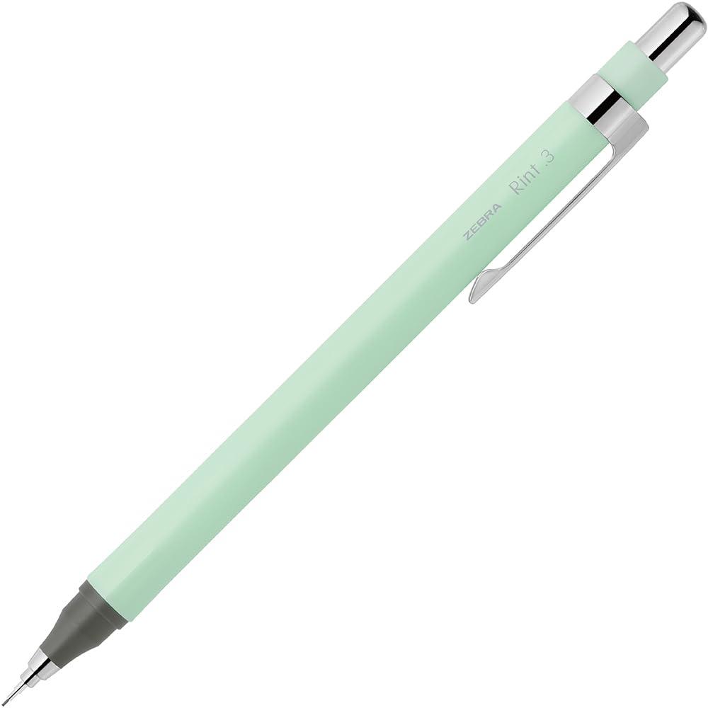 Zebra Rint 0.3mm Mechanical Pencil, Mint Green Barrel P-MAS130-MG