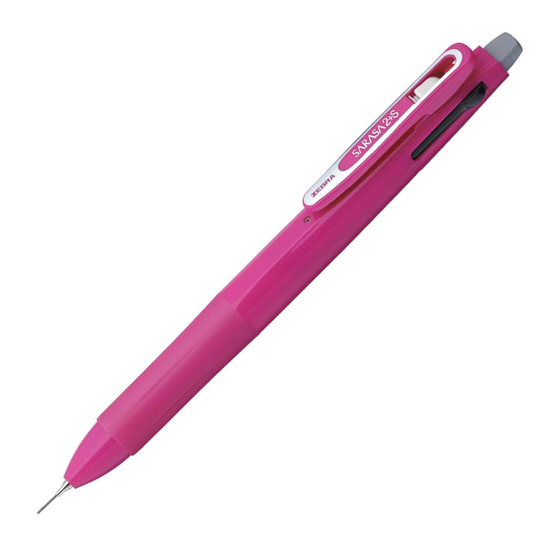 Zebra Multifunction Pen 2 Colors + Sharpie Sarasa2+SB Pink SJ2-P