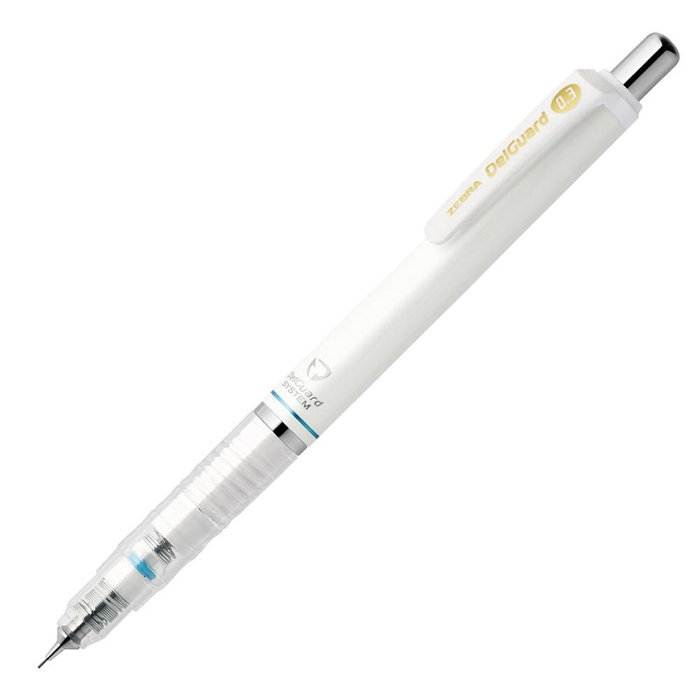 Zebra Delguard Mechanical Pencil 0.3mm White P-MAS85-N2-W