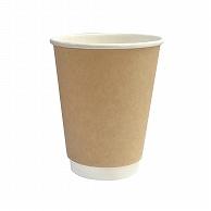 HEIKO Paper Cups Double-Wall Insulated Cups 8 oz. Diameter 80mm Unbleached 25-Pack