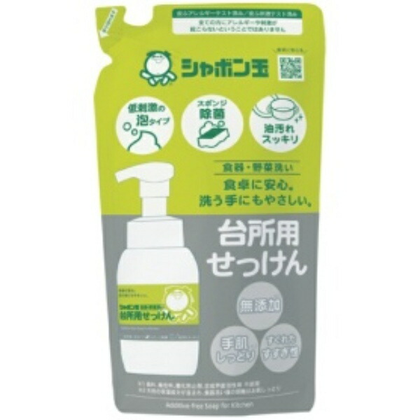 Shabondama Soap Shabondama Kitchen Soap Foam Type Refill 275ml 1 bottle