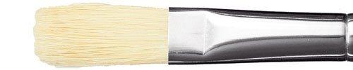 Paintbrush, hog bristle (plastic handle), flat type