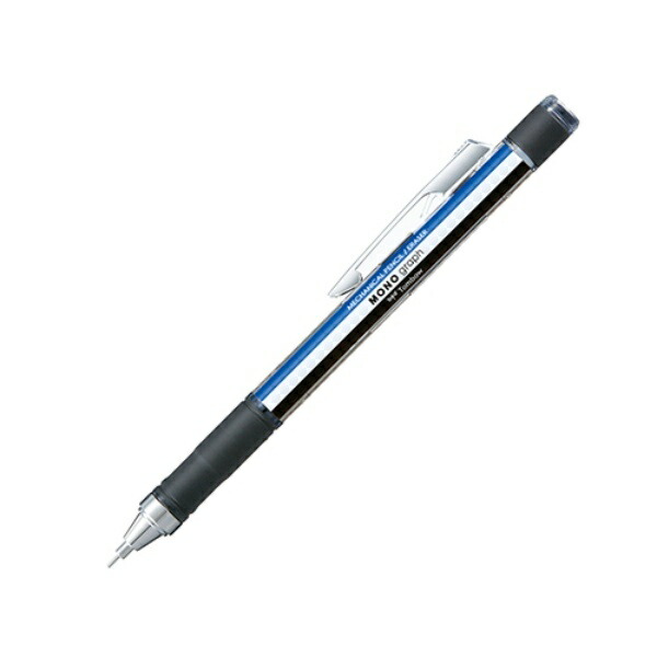 Tombow Pencil Mechanical Pencil 0.5mm MONO Monograph Grip (Soft Fit Grip for Less Fatigue) Monochrome DPA-141A