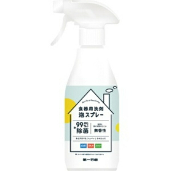 Daiichi Soap Dishwashing Liquid Foam Spray Bottle 300ml 1 Bottle