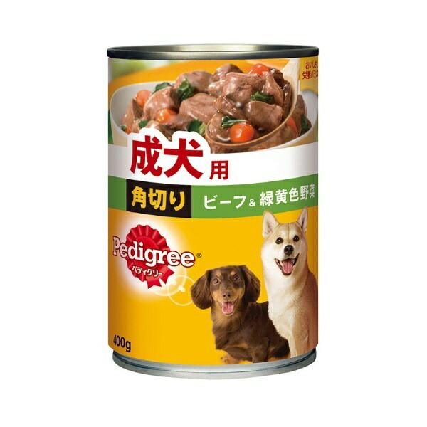 Mars Japan Pedigree Adult Dog Food Diced Beef & Green and Yellow Vegetables 400g