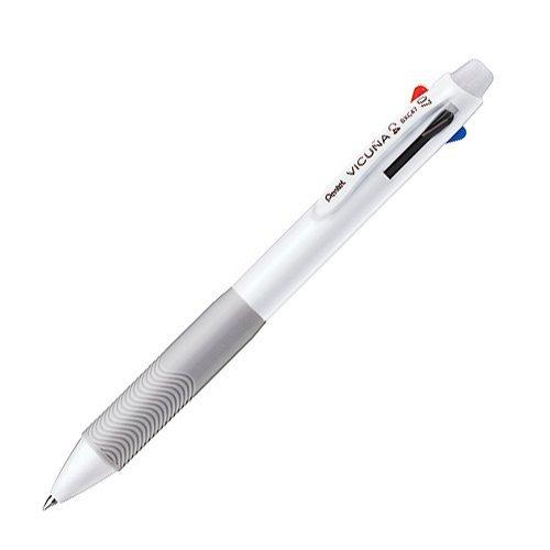 Pentel 4-Color Ballpoint Pen Vicuña BXC47W 0.7 White