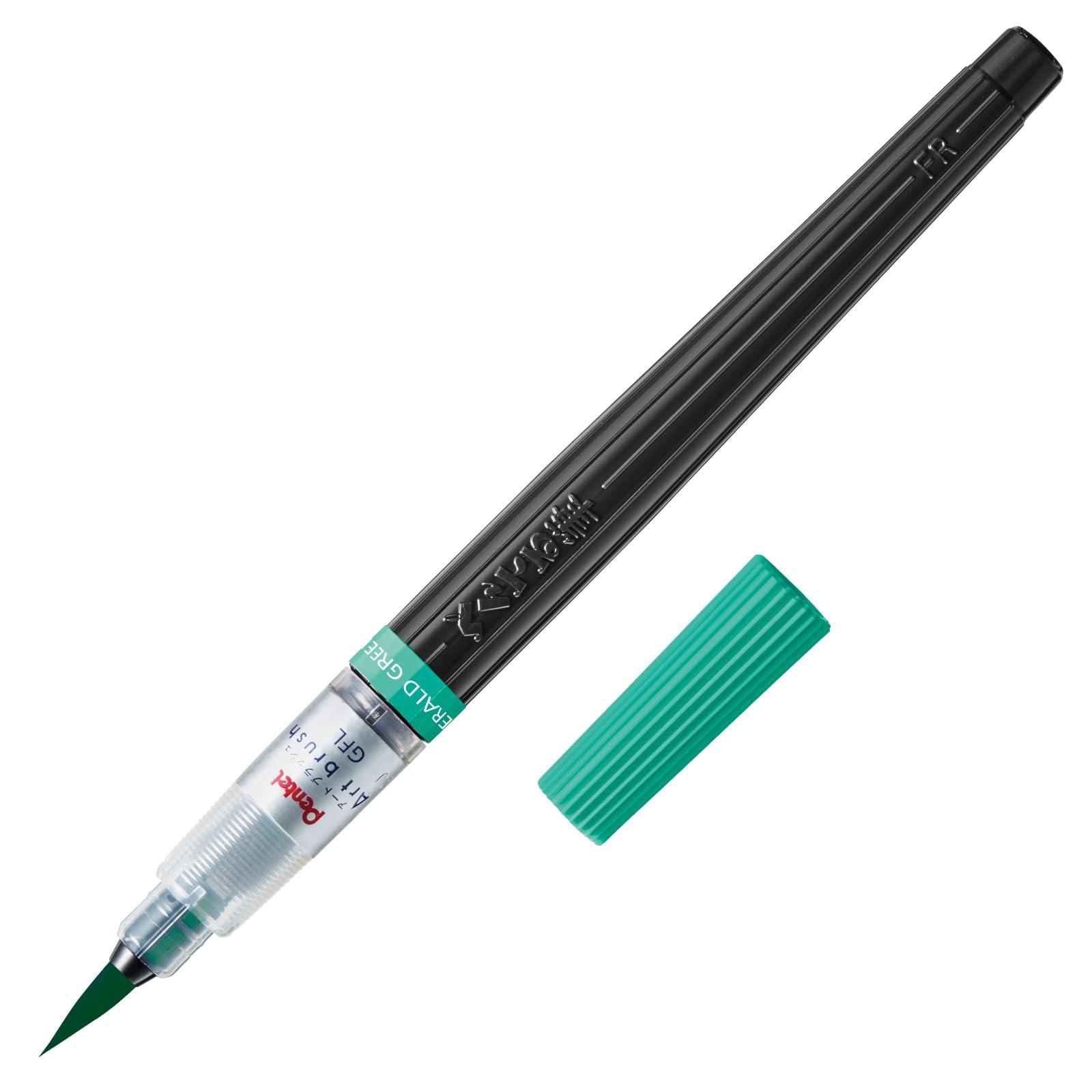 Pentel Color Brush Pen Art Brush Emerald Green XGFL-162