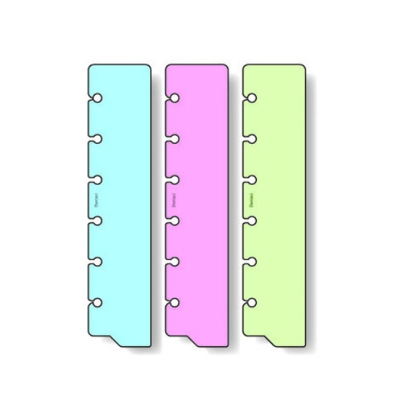 Reimei Fujii Da Vinci Notebook Refill Color Bookmark Set (3 Sheets) Pocket DPR4400