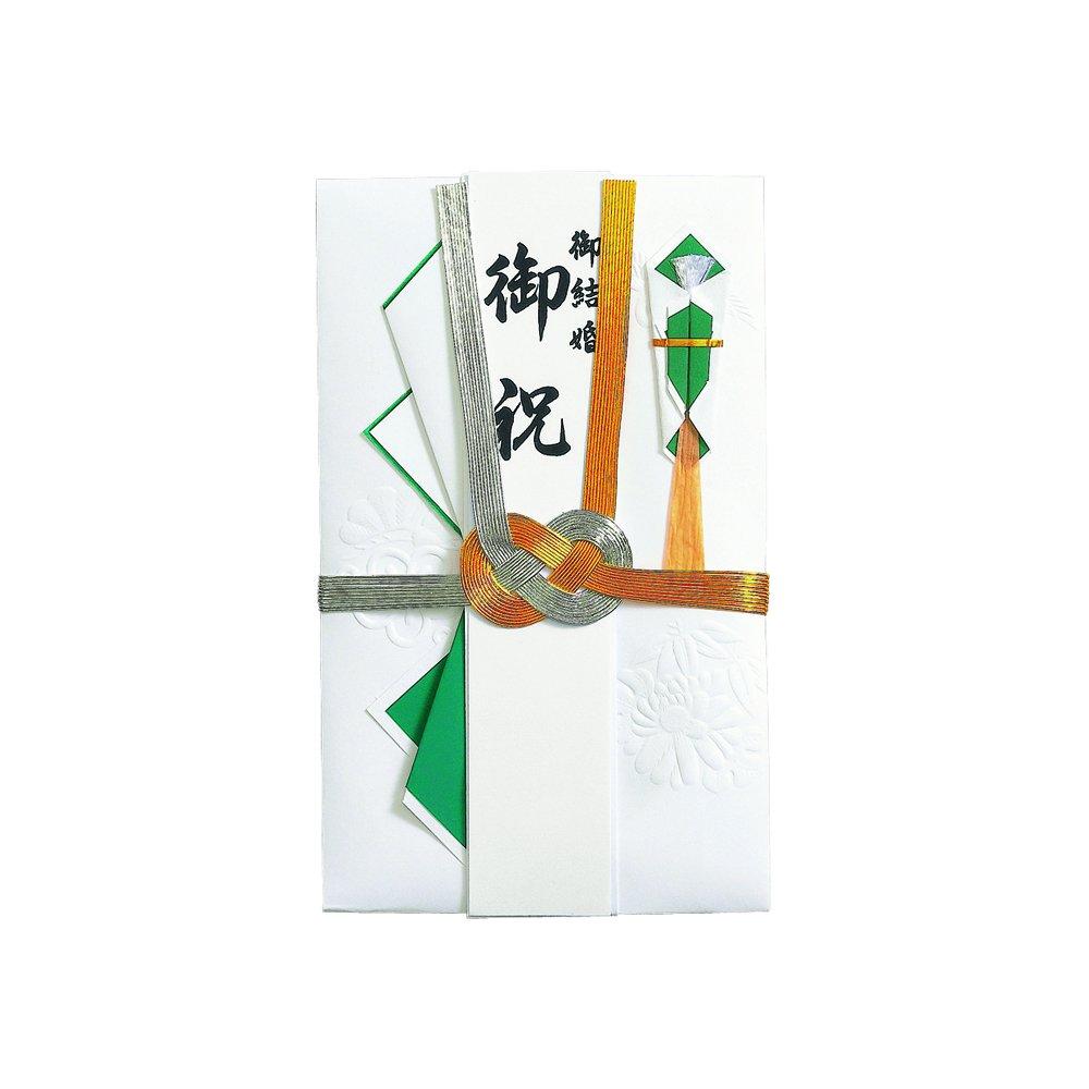 Maruai Gold and Silver 10-Strand Knot Wedding Congratulations Short Strip Design in Blue Key-155 Blue