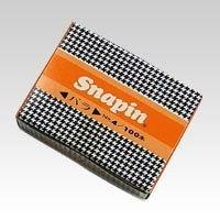 MERZEN Snap-In Safety Pins, Silver, 44mm, 100-Pack AC114-4