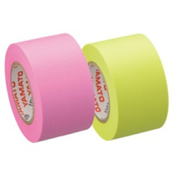 Yamato Memo Roll Tape Fluorescent Color Refill Rose & Lemon
