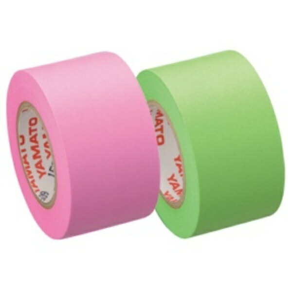 Yamato Memo Roll Tape Fluorescent Color Refill Rose & Lime