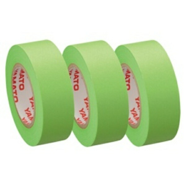 Yamato MemoC Roll Tape Refill Pack, 3 Rolls, Lime Green, 15mm x 10m, RK-15H-LI