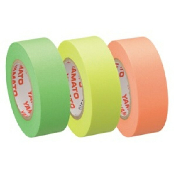 Yamato Memo Roll Tape Fluorescent Paper 15mm Width (3 Rolls) Refill Lime, Lemon, Orange RK-15H-A