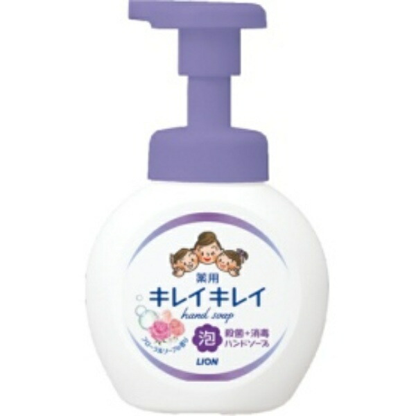Lion Kirei Kirei Medicated Foaming Hand Soap Floral Soap Scent 250ml Bottle 1