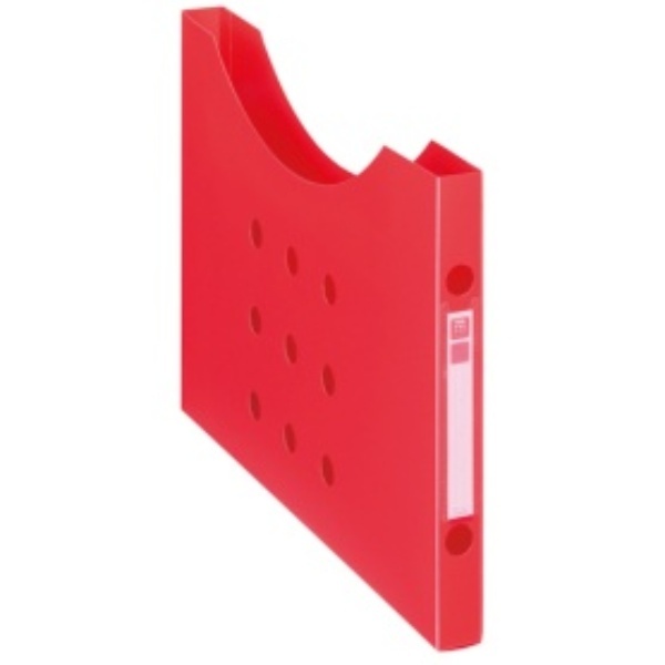 Lion Office Supplies Box File Noil A4 Horizontal Slim BF-12n-R Red