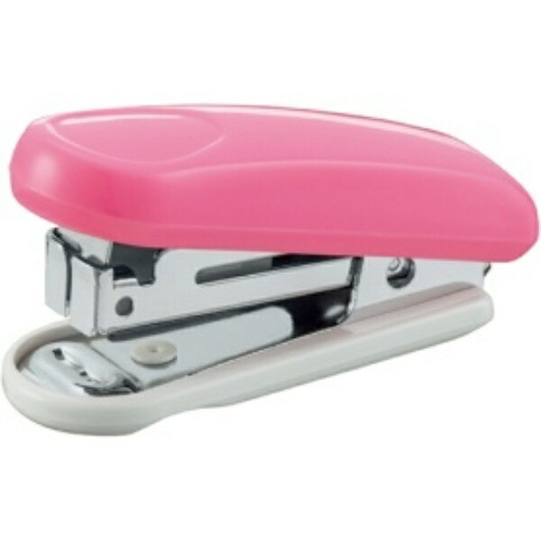 Lion Office Supplies Stapler Rakuhocchi Mini 15-Sheet Pink S-15 1 Piece