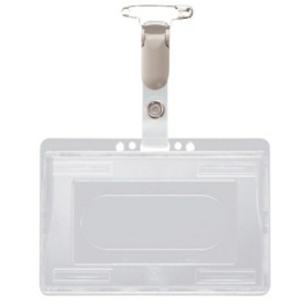 Lion Office Supplies Name Tag for Twin ID Cards, Hard Type N-216