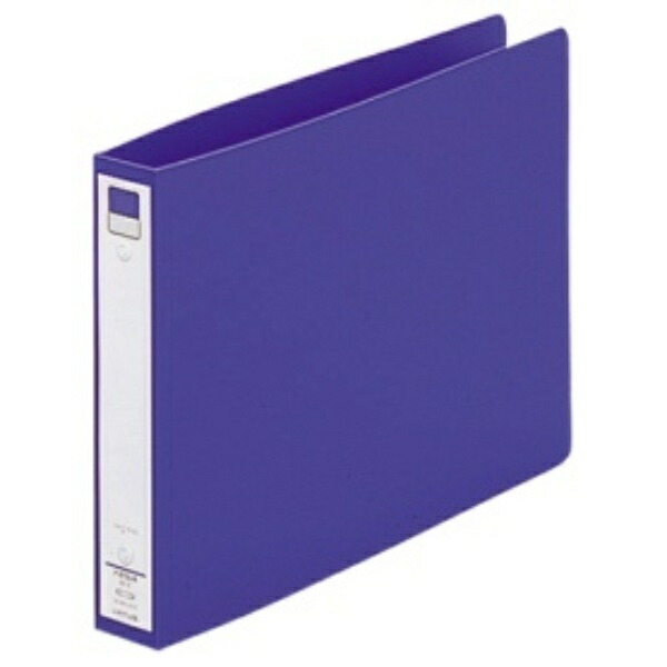 Rihitorabu Ring Binder (Kadorock & Twist Ring) B5 Landscape 2-Hole 200-Sheet Capacity Spine Width 36mm Blue F-873U-8 1 Book