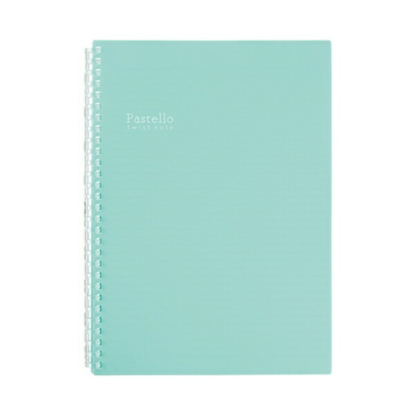 Rihitorabu Open Ring Notebook Twist Notebook Semi B5S Pastello 29-Hole Light Green N1908-19