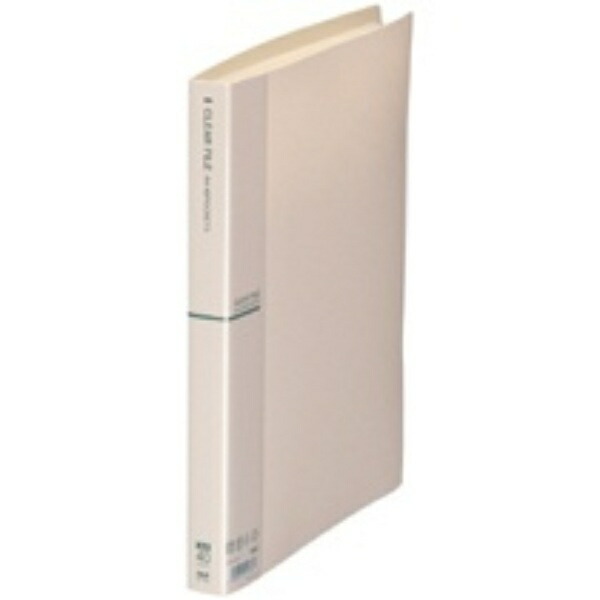 T.G. Clear File A4 Vertical 40-Pocket 25mm Spine Width Ivory CF-444-31 1 Book