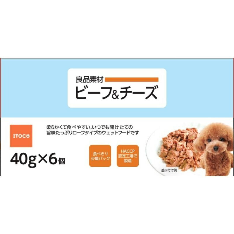 Premium Quality Ingredients Aluminum Tray Beef & Cheese 40g × 6 Packs Only 1 Item