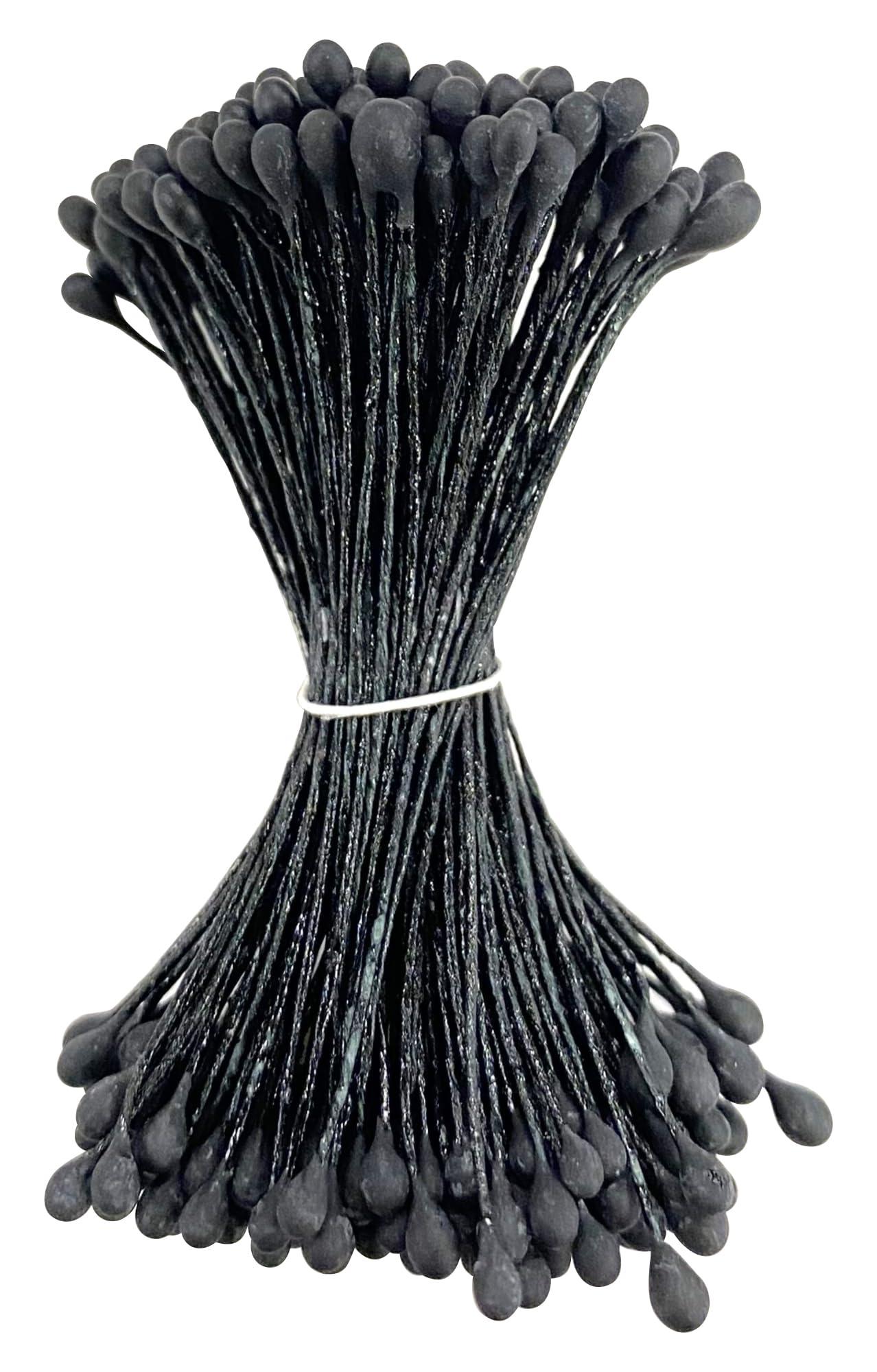 Takagi Fiber Flower Core Flower Pep Plain Bead Type FP-9 Black Size approx. 2mm 1 bag approx. 130-140 pieces