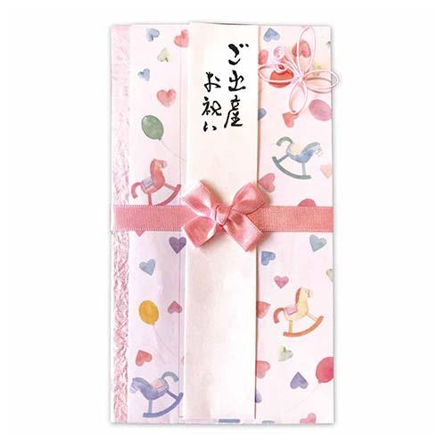 Frontier Gift Envelope Pink Wooden Horse SG-243