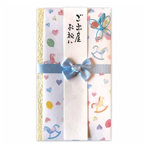 Frontier Gift Envelope Wooden Horse Blue SG-244