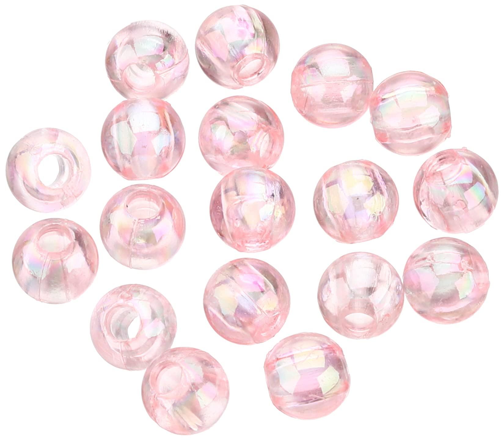 Shimamura Round Beads 200-Piece Deluxe DX 8mm Light Pink ASH-DX8M-2