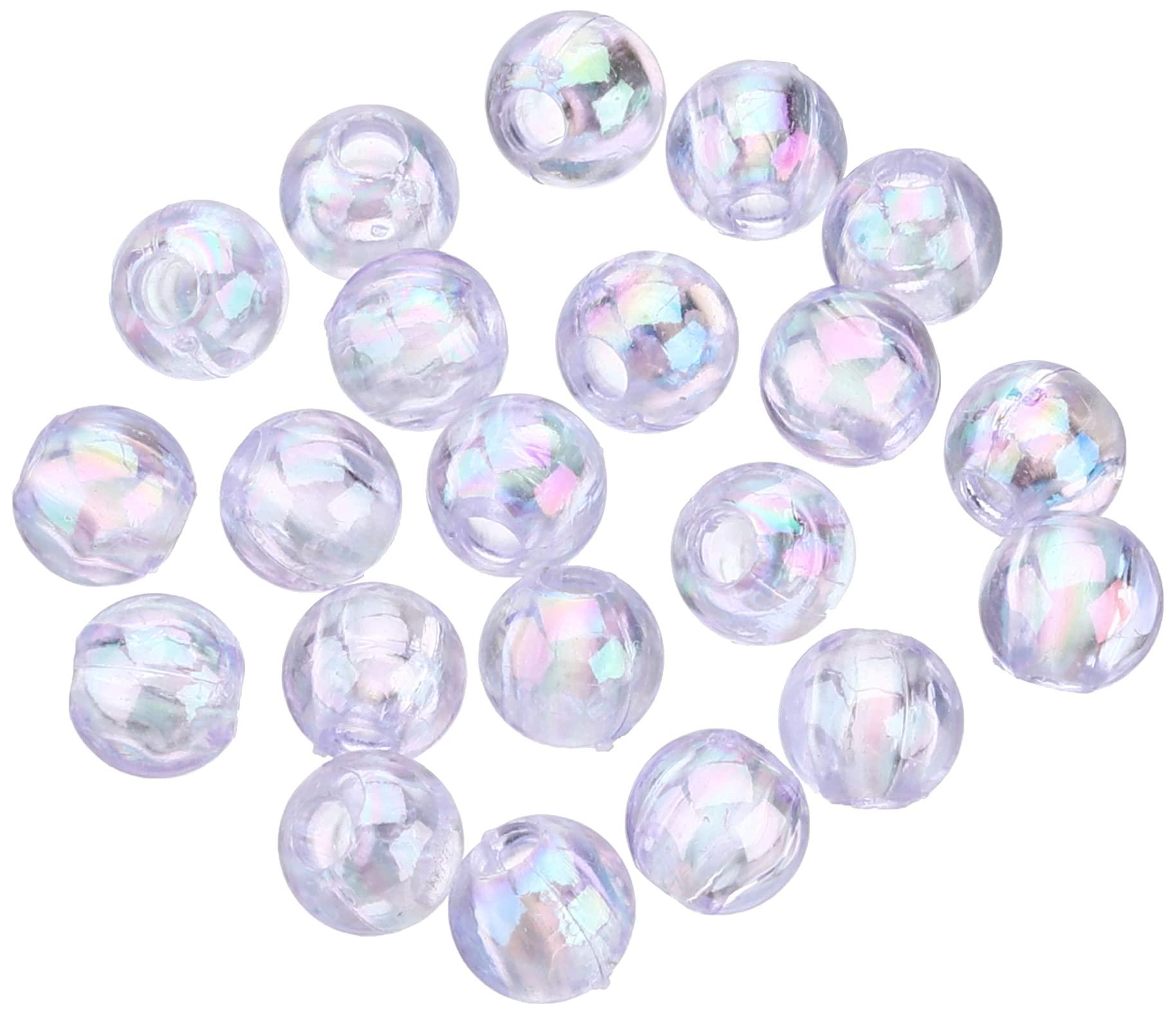 Shimamura Round Beads 200-Piece Deluxe DX 8mm Purple ASH-DX8M-9