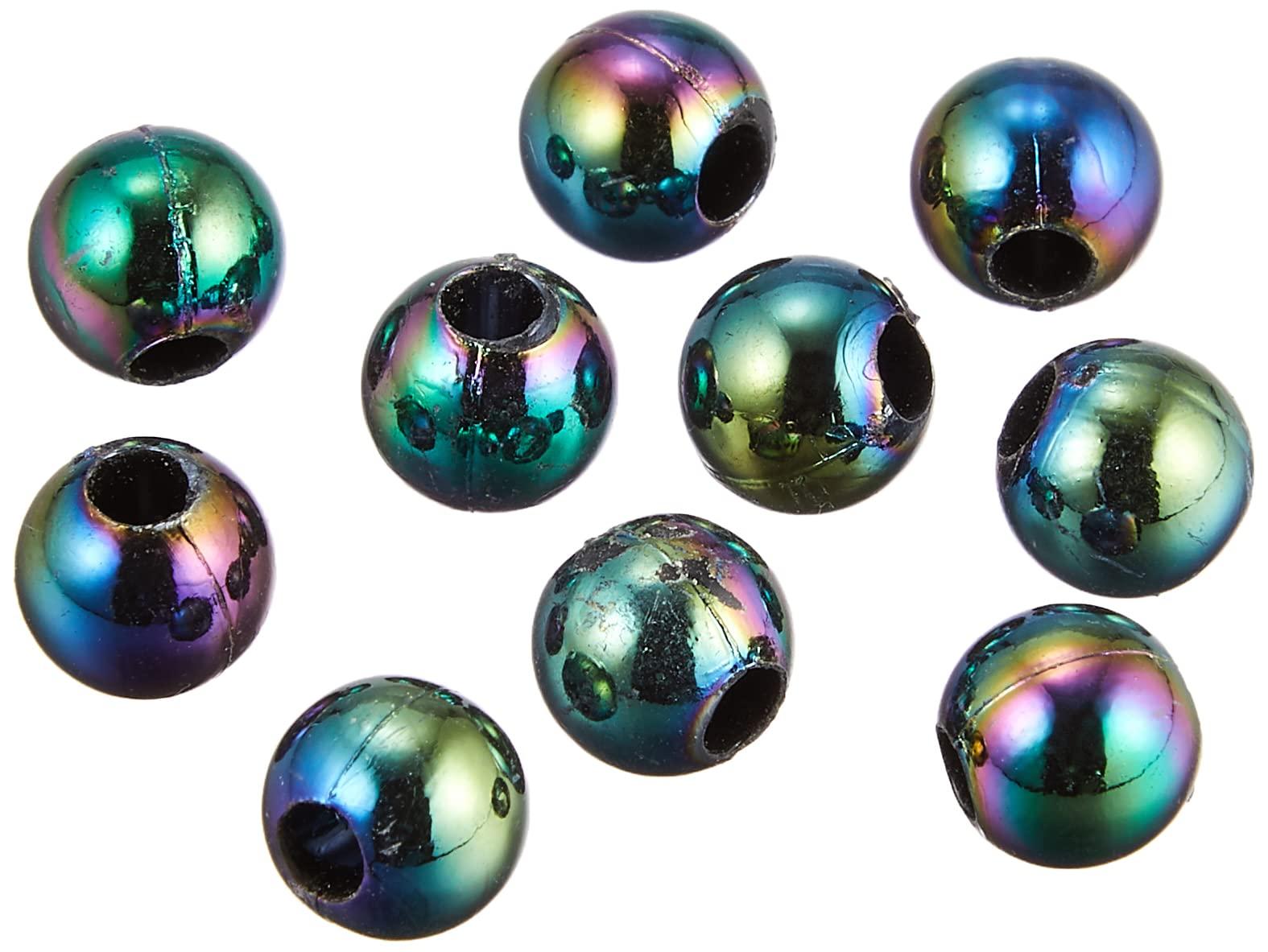 Shimamura Round Beads 200-Piece Deluxe DX 8mm Iridescent ASH-DX8M-11