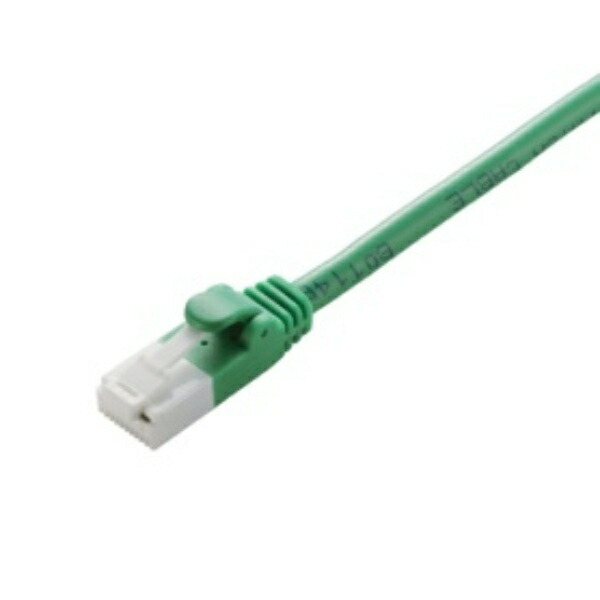 ELECOM LAN Cable 2m (6.5 ft) with Unbreakable Clips RoHS Compliant CAT5e Green LD-CTT/GN2/RS