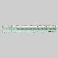 Data Mask Ruler with 5mm Grid Lines and Graduations CR-DR30