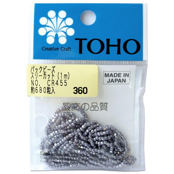 TOHO Three-Cut Beads Threading Beads Approx. 2.2mm Outer Diameter 1m Roll CR-455
