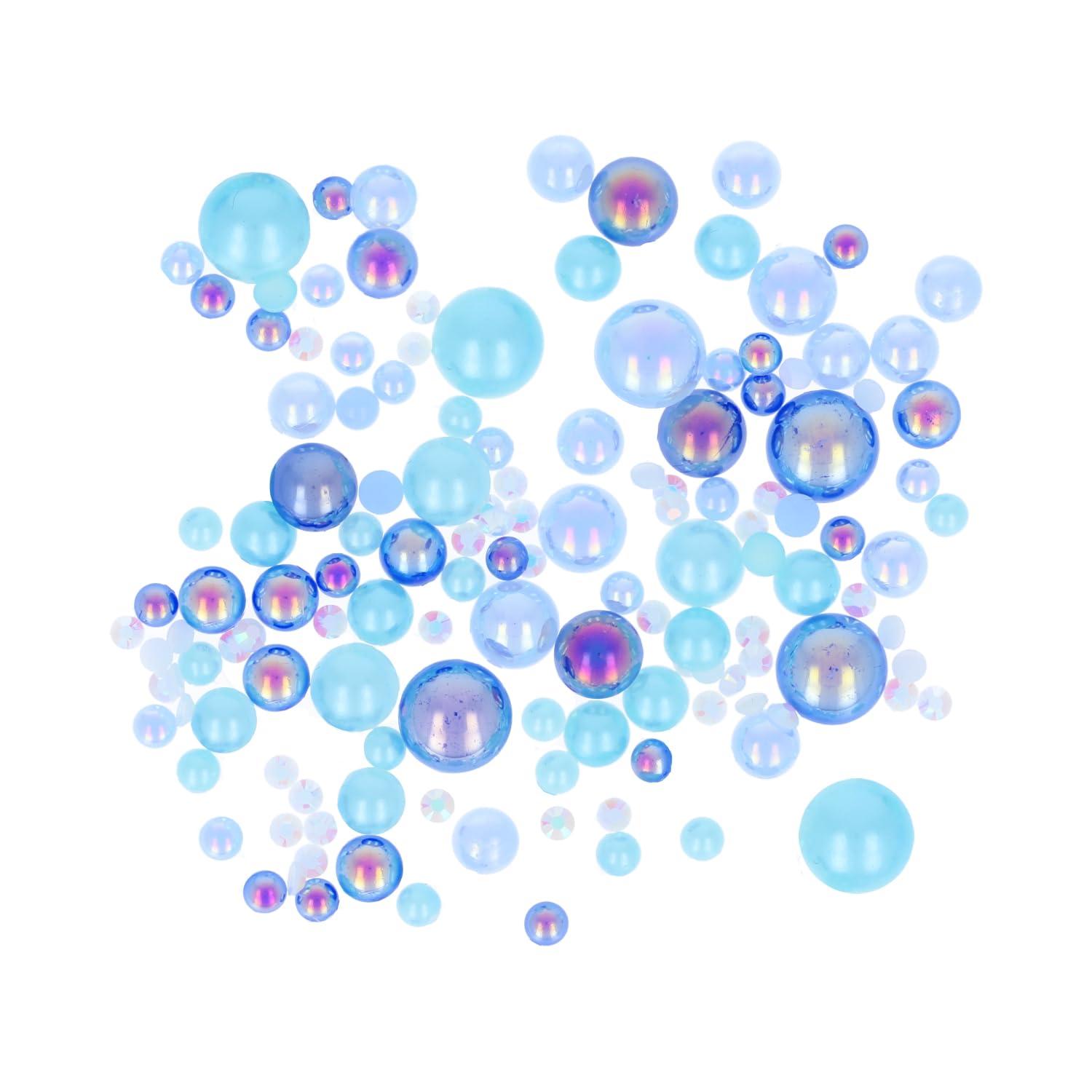 KIYOHARA Sweets Deco Pearl & Rhinestone Mix 7g BL Blue DW-09