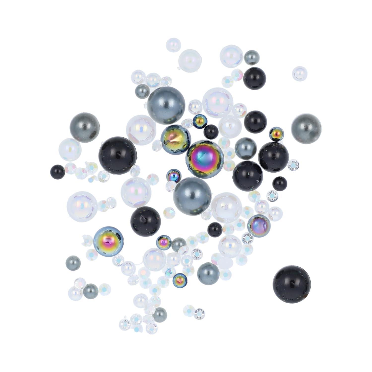 KIYOHARA Sweets Deco Pearl & Rhinestone Mix 7g BK Black DW-09